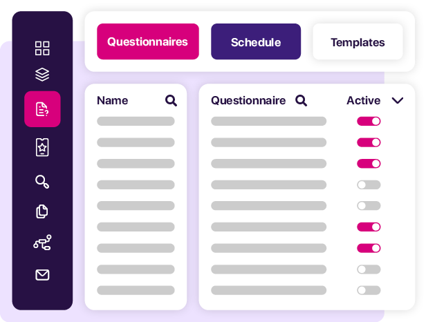 COLLECT Questionnaires Schedule