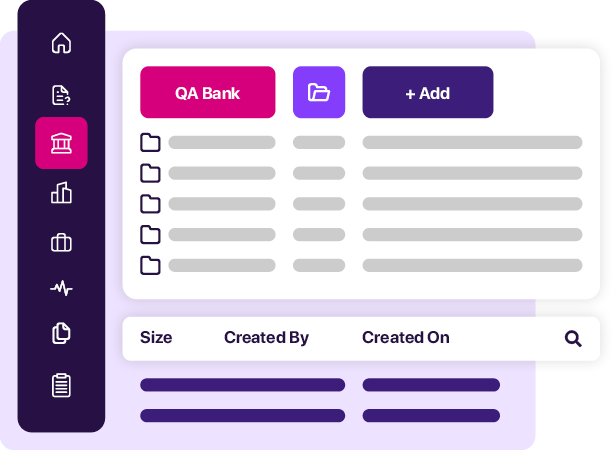 Vue du dossier de la banque ENGAGE QA